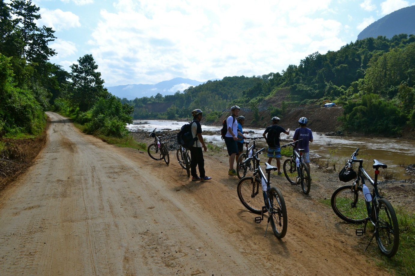 Laos Luang Prabang Elephant, Mountain Bikes, Trails 2 Days